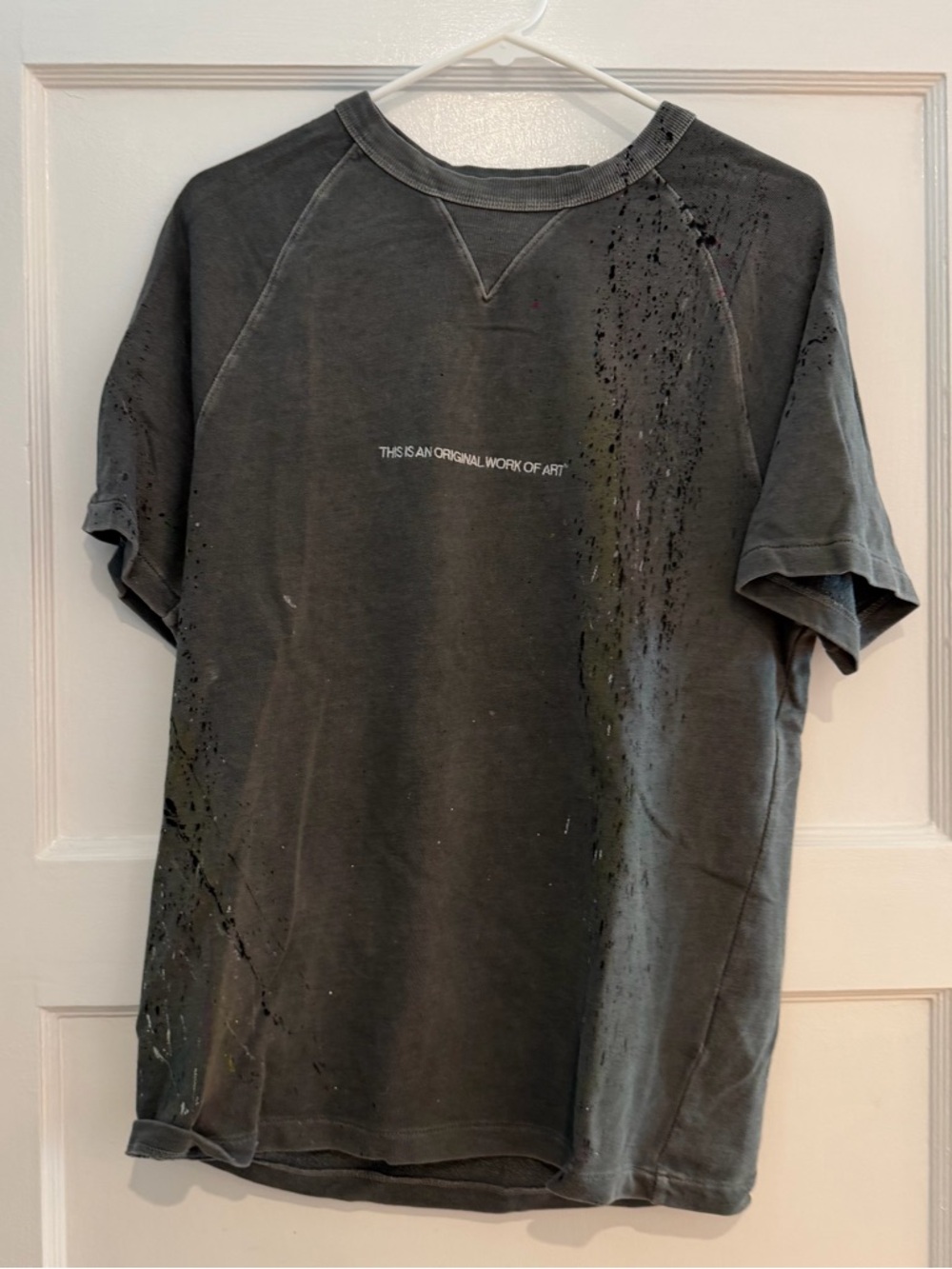 Men's Black Graphic Short-Sleeve Shirt - 'This Is An Original Work Of Art'